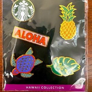 Hawaii edition enamel pins Starbucks